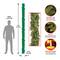 9' x 10" Pre-lit Wispy Willow Artificial Christmas Garland with 50 Clear Lights